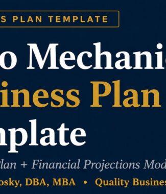 Auto Mechanic business plan template