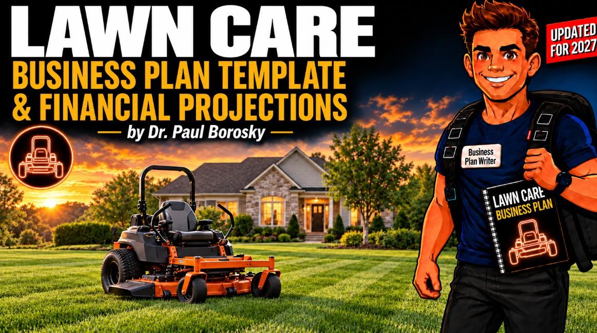 lawn care Business plan template and financial projections