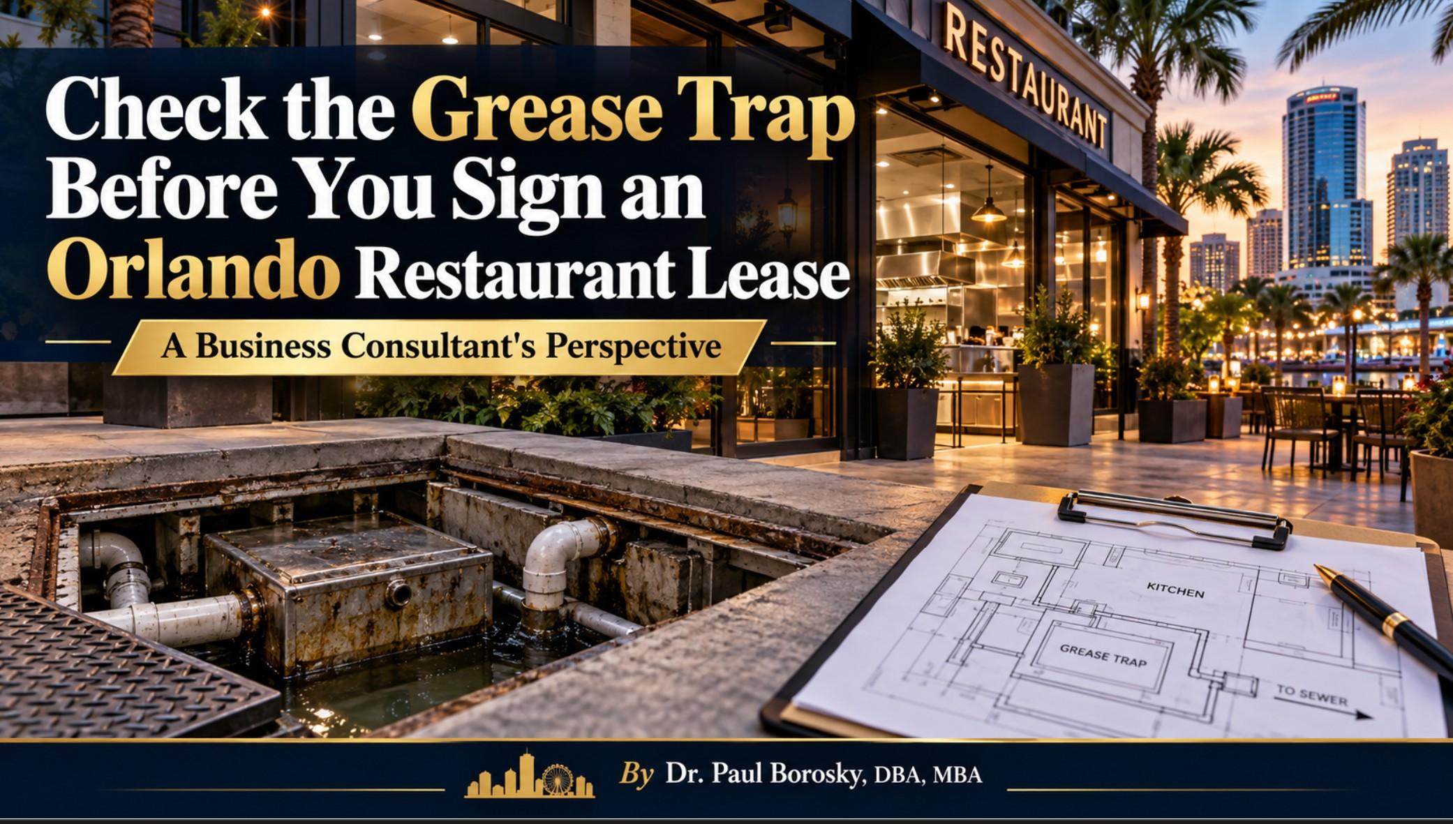 Check the Grease trap before Orlando Restaurant List
